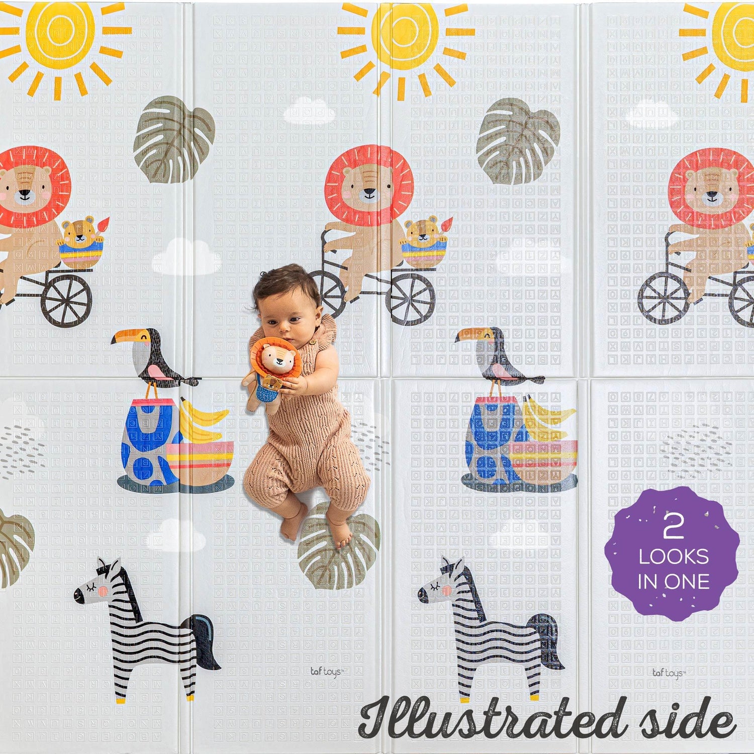 Taf Toys kahepoolne pehme raamat väikelastele "Lugu"