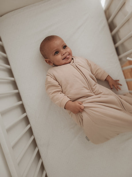 Natulino NATURALS kahekihiline beebi magamiskott GOTS beež 