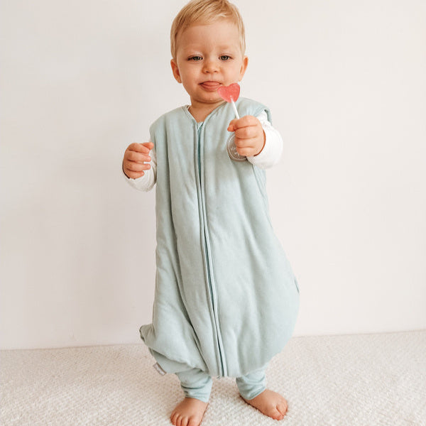 Natulino NATURALS LITTLE WALKERS™ kahekihiline beebi magamiskott GOTS ciemnoniebieski (tumesinine)