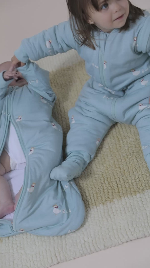 Molis&Co kūdikio miegmaišis  su nusegamomis rankovėmis TOG 2.5 Duck Family