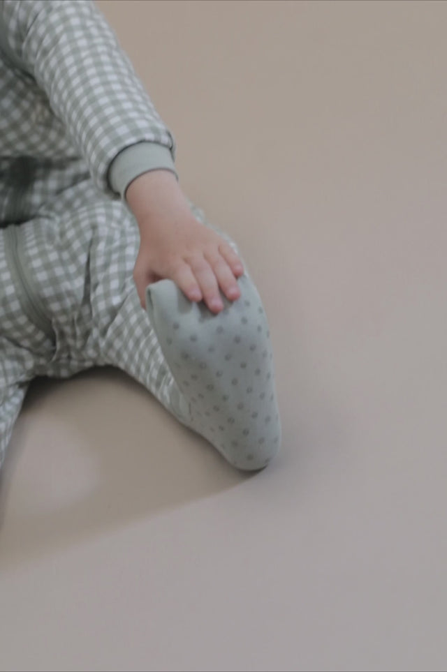 Molis&Co pižama - miegmaišis su rankovėmis, kojytėmis ir atverčiamomis kojinėmis TOG 2.5 Mint Tea