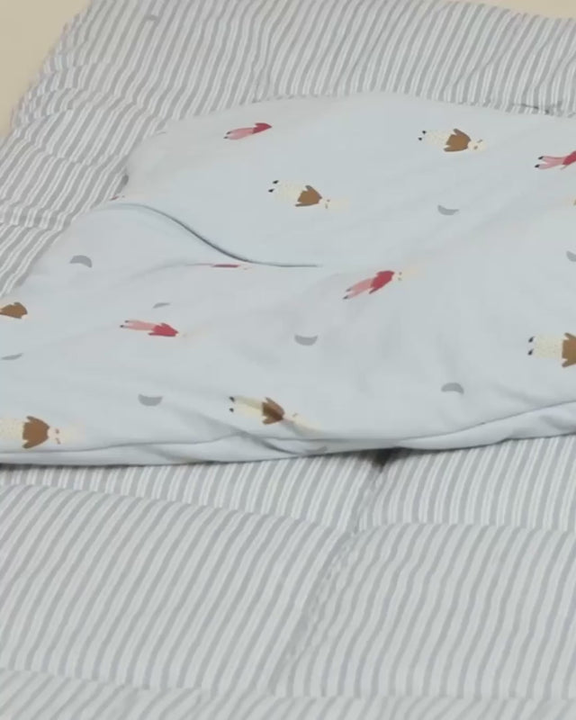 Molis&Co kūdikio miegmaišis  su nusegamomis rankovėmis TOG 2.5 Sleepy Bunnies
