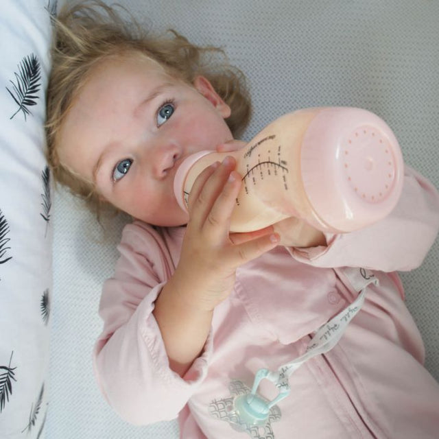 Difrax S-kujuline koolikute pudel 170 ml kitsa kaelaga