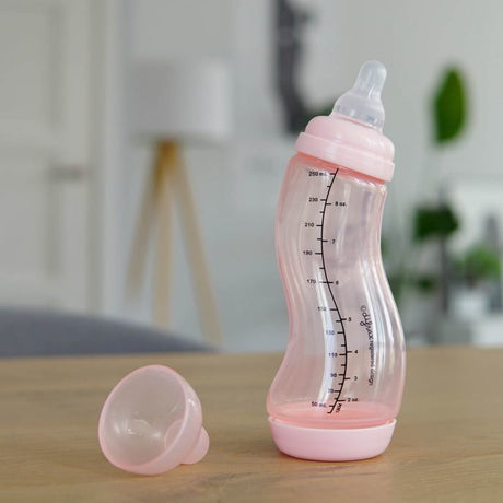 Difrax S-kujuline koolikute pudel 170 ml kitsa kaelaga