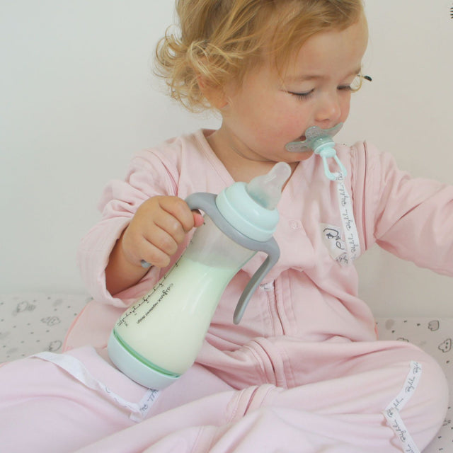 Difrax S-kujuline koolikute pudel 170 ml kitsa kaelaga