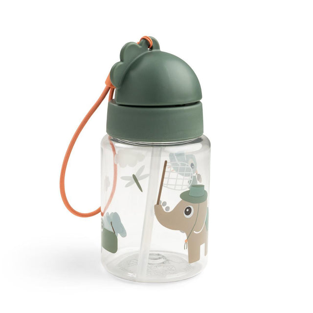 Done by Deer gertuvė su šiaudeliu Tiny Trails Green, 280 ml