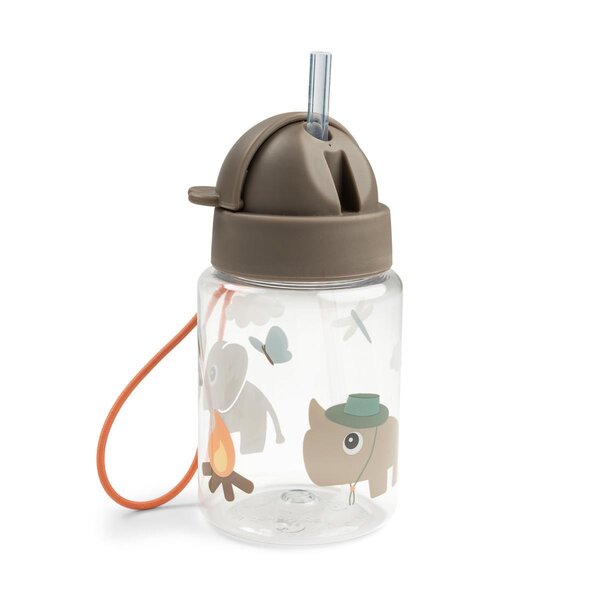 Done by Deer gertuvė su šiaudeliu Tiny Trails Sand, 280 ml
