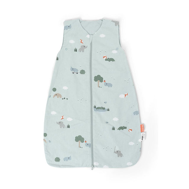 Done by Deer magamiskott beebile Tog 1.0 (GOTS Confetti Sand/Green) 