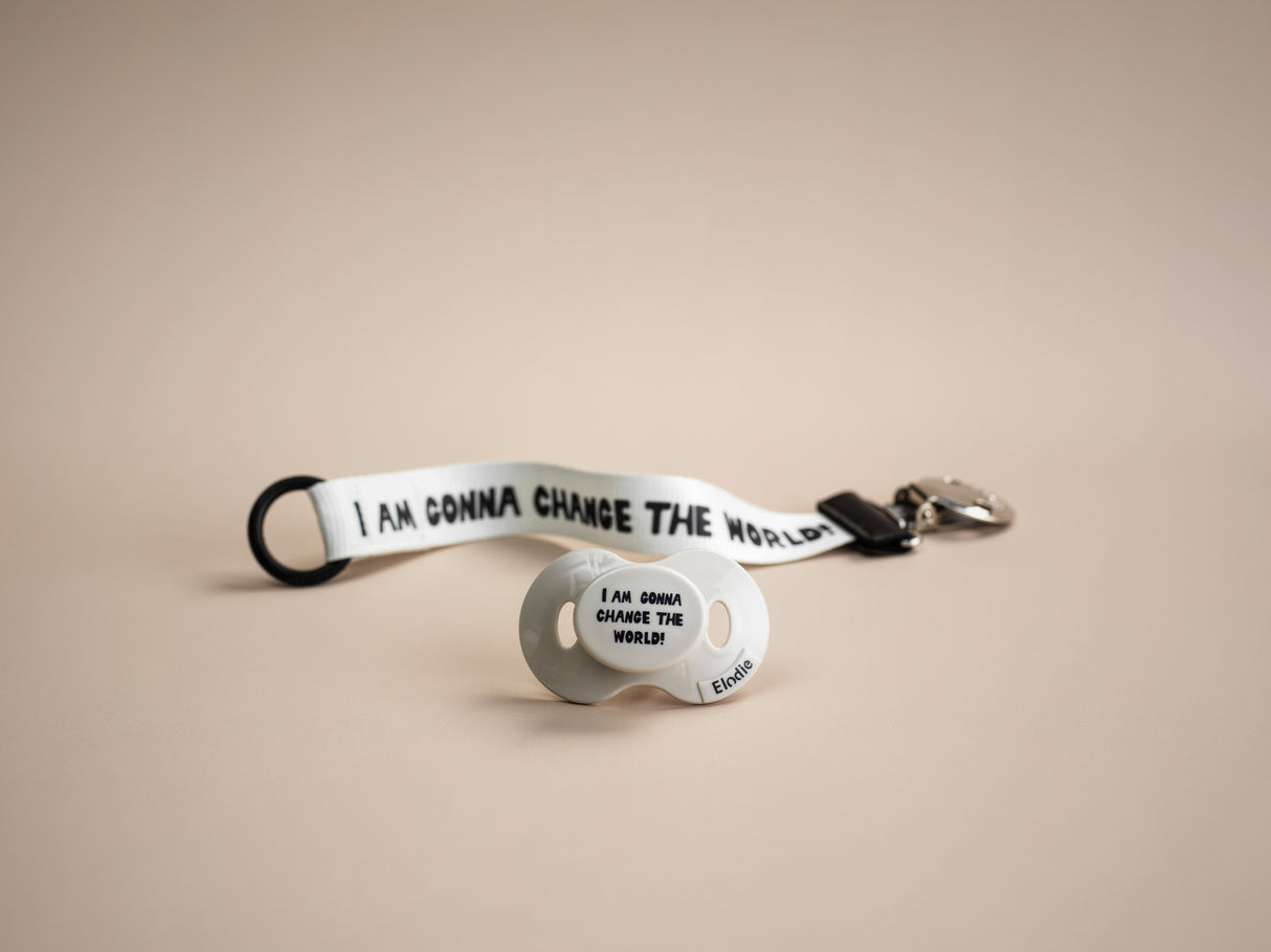 Elodie Details čiulptuko laikiklis  "Aš pakeisiu pasaulį" (4543535284306)