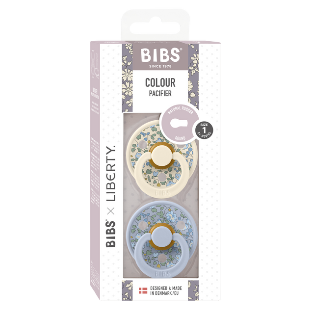 BIBS luti komplekt suurus 1 (0-6 kuud) Liberty Eloise Dusty Blue Mix 