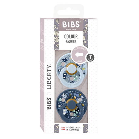 BIBS lutikomplekt suurus 1 (0-6 kuud) Liberty Chamomile Lawn Baby Blue Mix 
