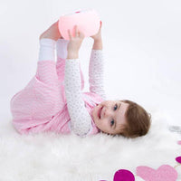 Natulino LITTLE WALKERS kahekihiline beebi magamiskott Animals Grey &amp; White