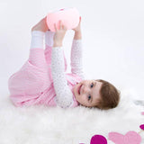 Natulino LITTLE WALKERS kahekihiline beebi magamiskott Animals Grey &amp; White