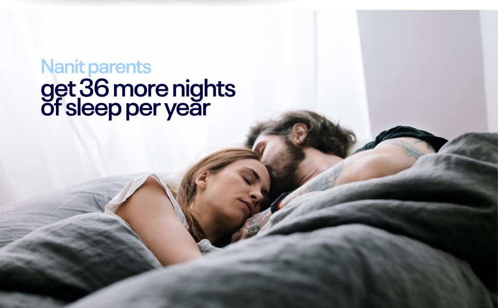 Nanit Pro beebimonitor + põrandaalus mobiilne lapsehoidja alusega, öövalgus ja hingamismonitor