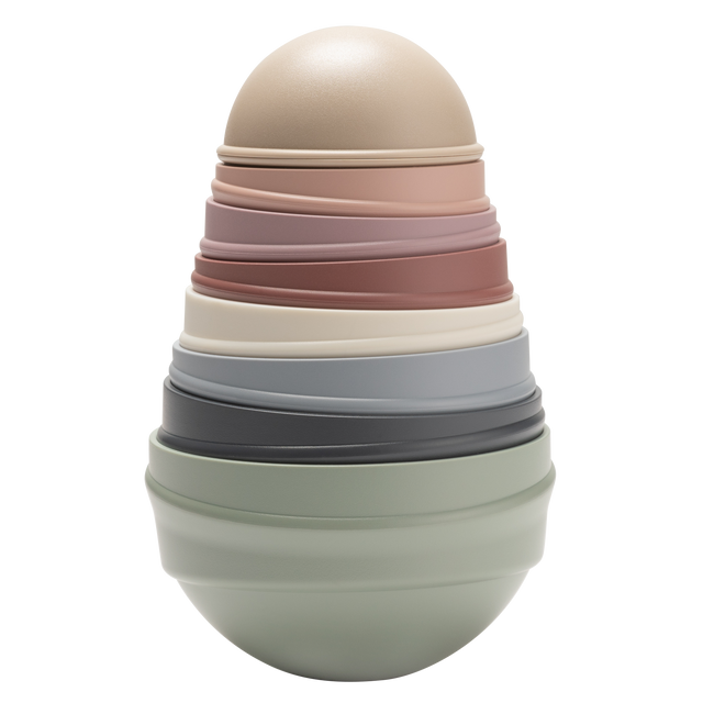 BIBS hariv mänguasjade kiiktorn Pastell Rainbow 