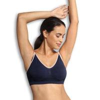 Carriwell besiūlė liemenėlė maitinančioms / Original Nursing Bra Blue-Pink (4880614588498)