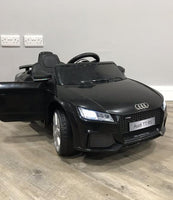 Elektromobilis AUDI TT RS 12V (juodas, geltonas, raudonas) (4588787138642)