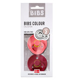 BIBS čiulptukų rinkinys 2 dydis (6 - 18 mėn.) Coral / Ruby (4882999312466)