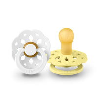 BIBS lutikomplekt suurus 2 (6-18 kuud) Boheme White/Sunshine 