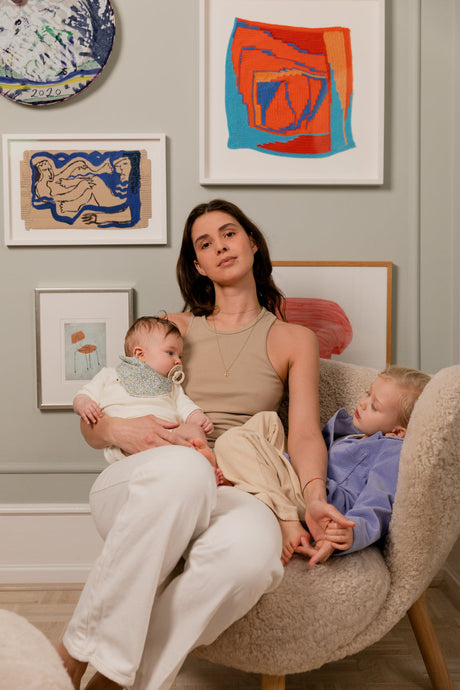 BIBS lutikomplekt suurus 1 (0-6 kuud) Liberty Chamomile Lawn Baby Blue Mix 