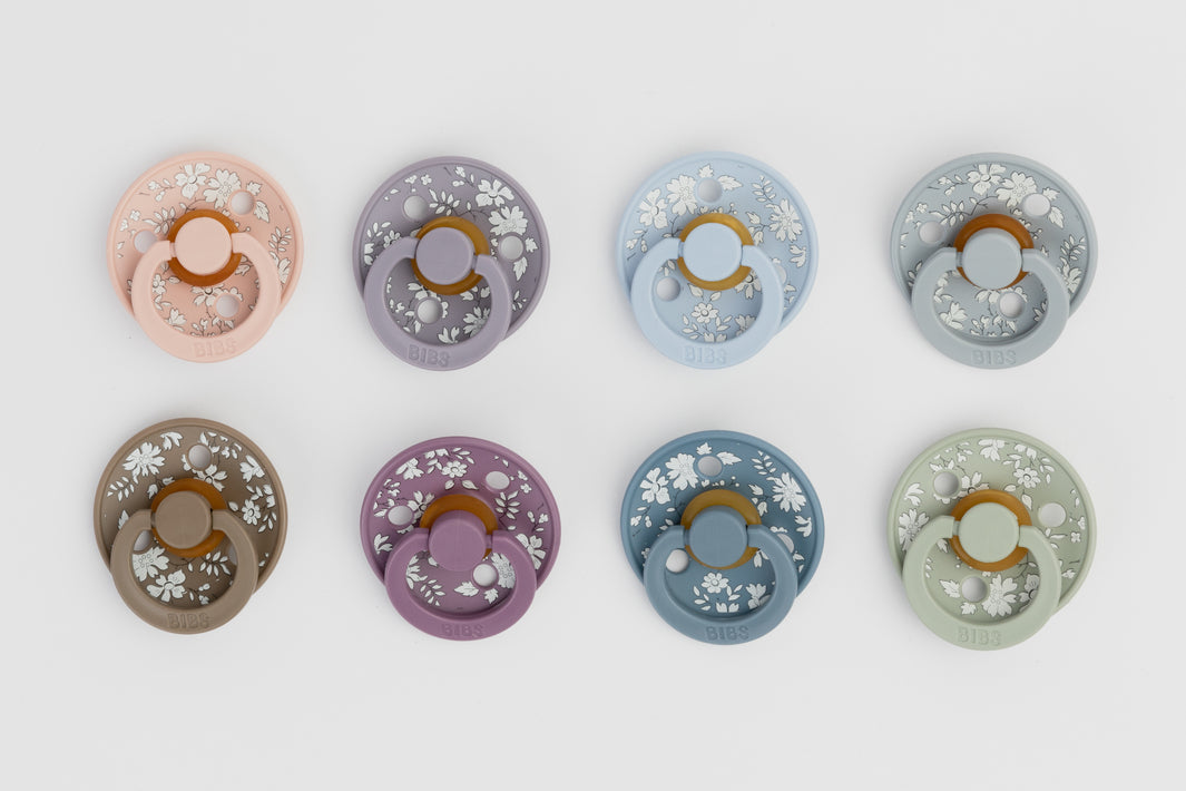 BIBS lutikomplekt suurus 1 (0-6 kuud) Liberty Chamomile Lawn Baby Blue Mix 