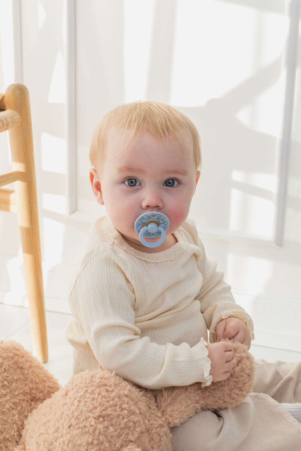 BIBS luti komplekt suurus 1 (0-6 kuud) Liberty Eloise Dusty Blue Mix 