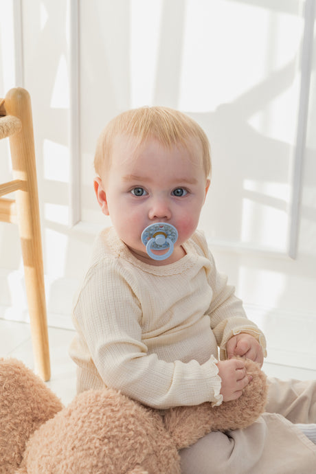 BIBS luti komplekt suurus 1 (0-6 kuud) Liberty Eloise Dusty Blue Mix 