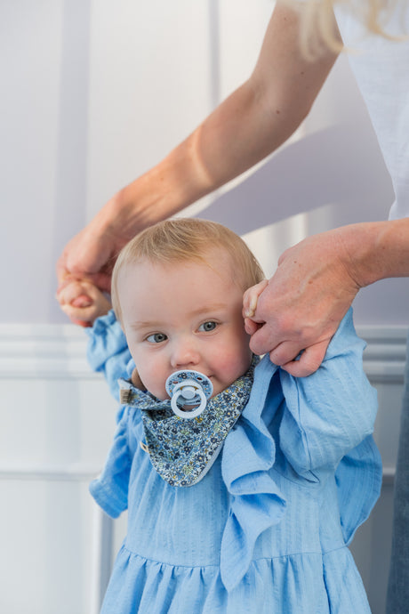 BIBS Liberty Bib Bandana kummeli muru Baby Blue