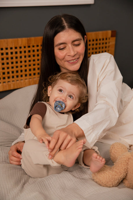 BIBS lutikomplekt suurus 1 (0-6 kuud) Liberty Chamomile Lawn Baby Blue Mix 