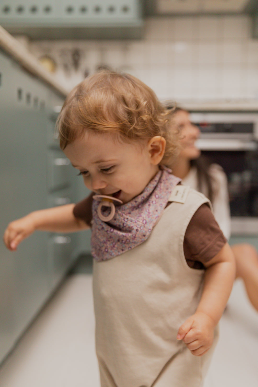 BIBS Liberty Bib Bandana Eloise põsepuna