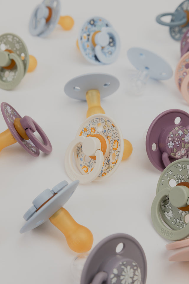 BIBS luti komplekt suurus 1 (0-6 kuud) Liberty Eloise Dusty Blue Mix 