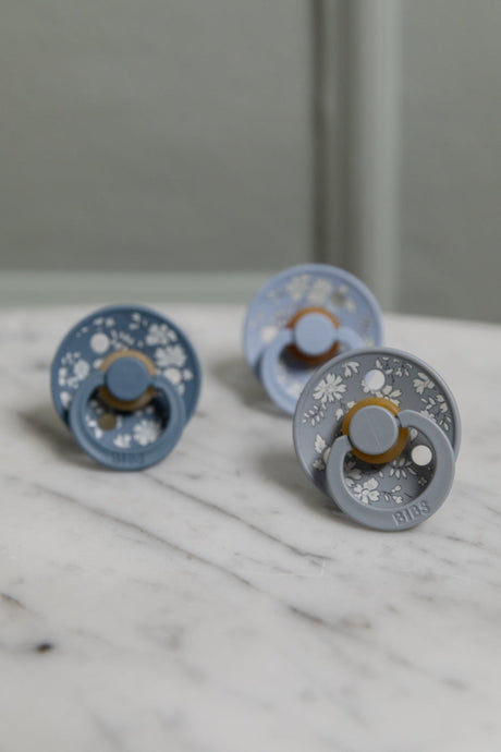 BIBS lutikomplekt suurus 1 (0-6 kuud) Liberty Chamomile Lawn Baby Blue Mix 