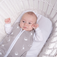 Natulino BabyComfort dvisluoksnis kūdikių miegmaišis (animals grey / white spalva) (1859375530057)