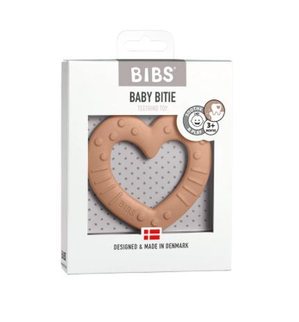 BIBS närimisvirsiku süda (Bitie Heart Peach) 