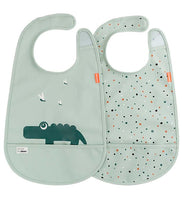 Done by Deer rinnatükikomplekt Croco Bibs Green, 2 tk.