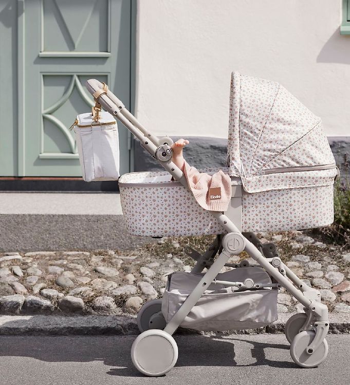 Elodie Details Universaalne jalutuskäru kott kreemjas valge 