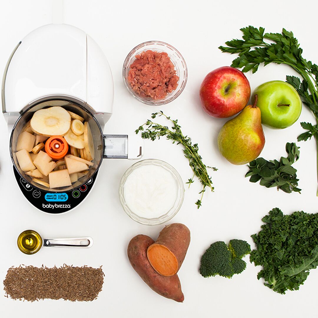 Baby Brezza kūdikio maisto ruošimo aparatas ONE STEP™ FOOD MAKER DELUXE (4341637939282)