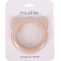 Mushie närimiskumm roosa kass (Cat-Blush) 