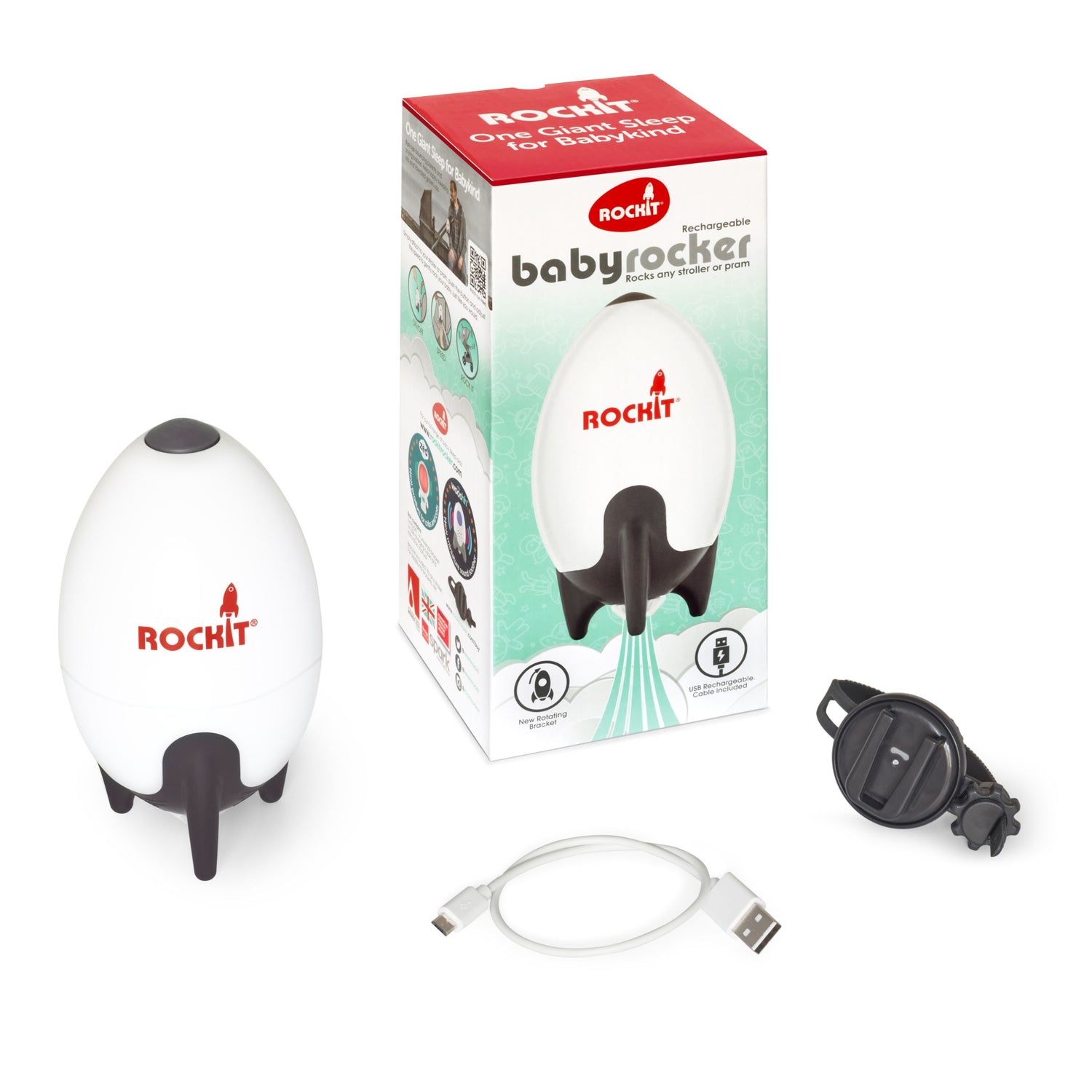 Rockit Stroller Swing (uus – USB-laetav versioon)