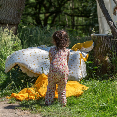 Little Green Radicals päikesetõusu triibuline kombinesoon - romper