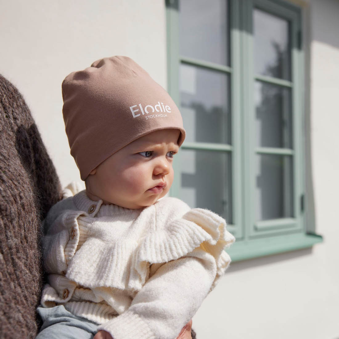 Elodie Details müts Pehme terrakota 