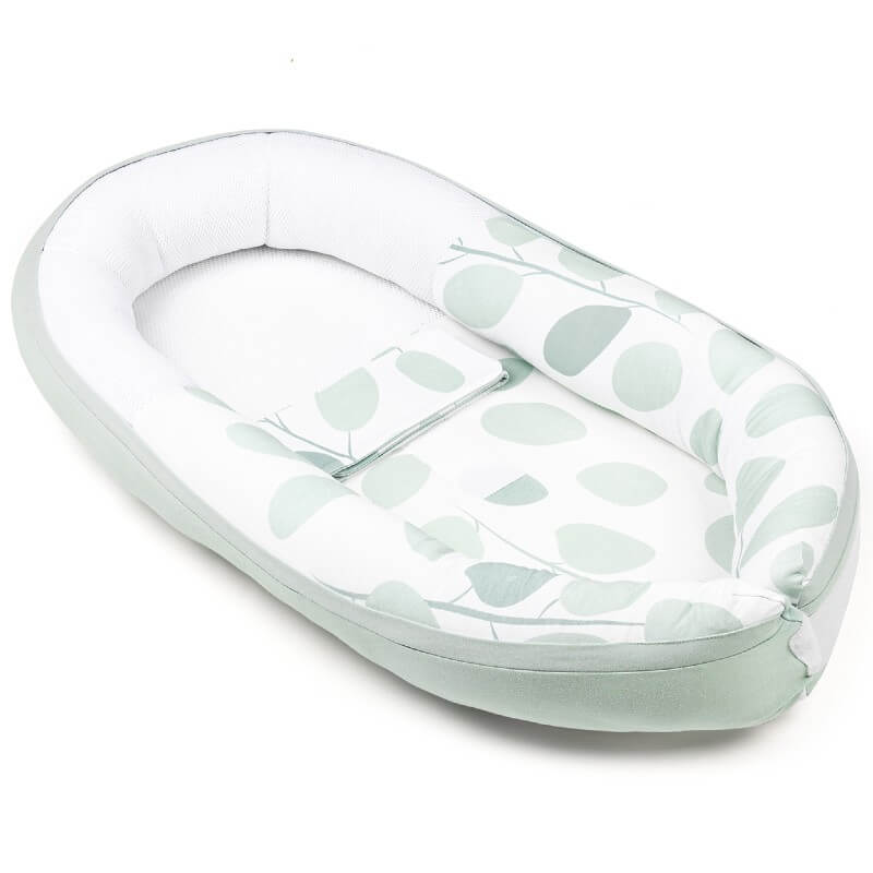 Doomoo beebipesa "Cocoon Leaves Aqua Green" 