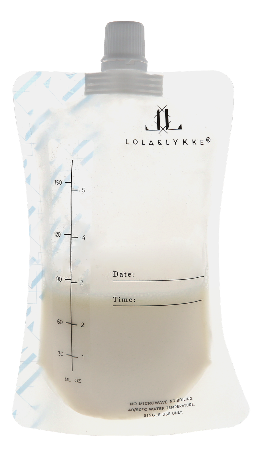 Lola&amp;Lykke piima säilituskotid (10 tk) adapteriga 