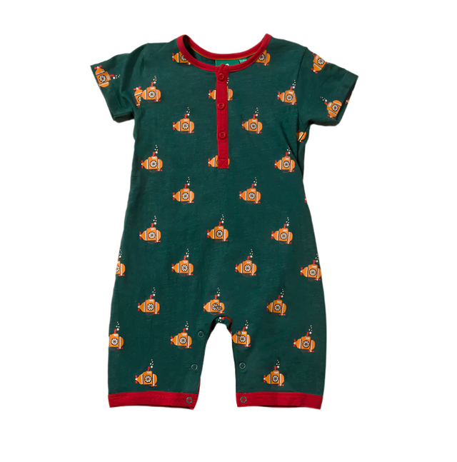 Little Green Radicals Deep Sea Exploreri kombinesoon - romper 