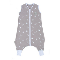 Natulino LITTLE WALKERS kolmekihiline beebi magamiskott Animals Grey &amp; White