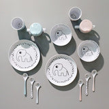 Done by Deer šaukštelių vaikui rinkinys, 3 vnt. (happy dots pudriniai) (4397694648402)