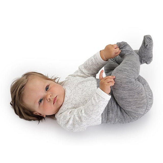 Lorita meriinovillast (hall või kakao) sukkpüksid beebile 