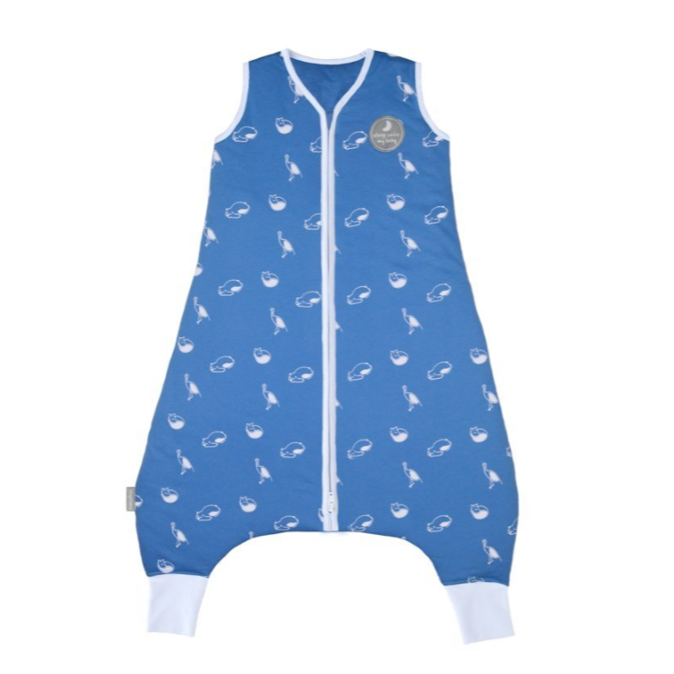 Natulino LITTLE WALKERS kolmekihiline beebi magamiskott Animals Navy &amp; White