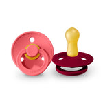 BIBS čiulptukų rinkinys 2 dydis (6 - 18 mėn.) Coral / Ruby (4882999312466)