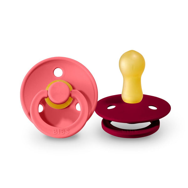 BIBS čiulptukų rinkinys 2 dydis (6 - 18 mėn.) Coral / Ruby (4882999312466)